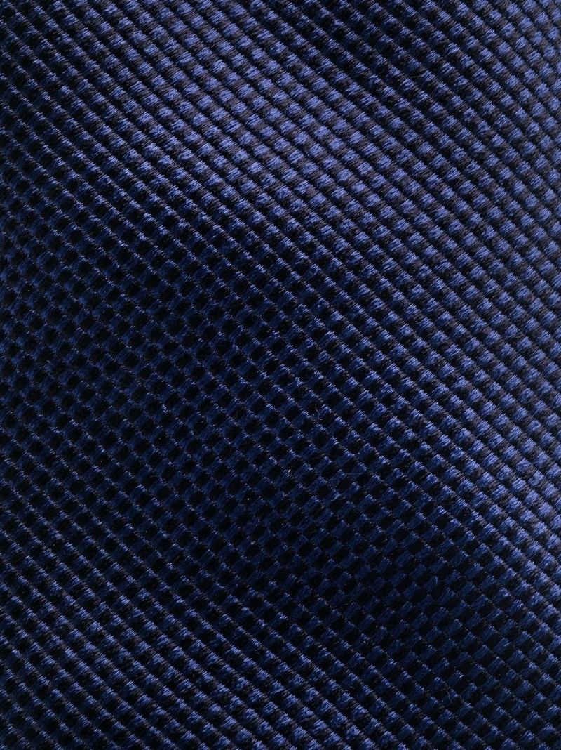 Blue Spotted Silk Tie
