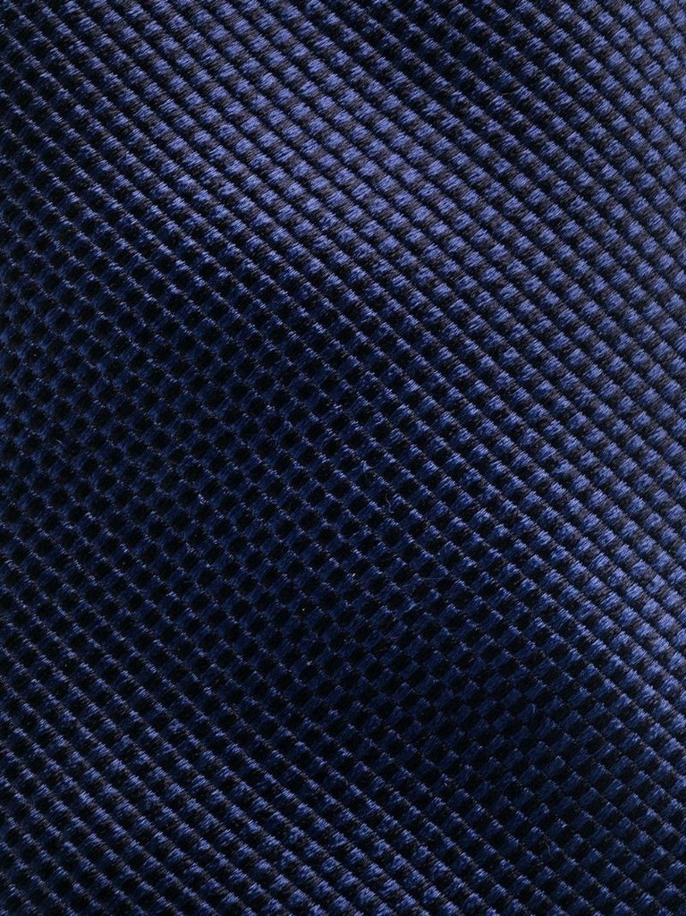 Blue Spotted Silk Tie