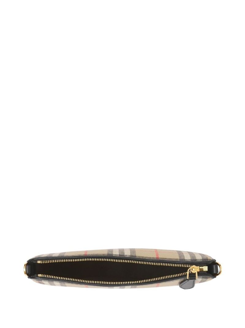 Brown Vintage Check Olympia Pouch
