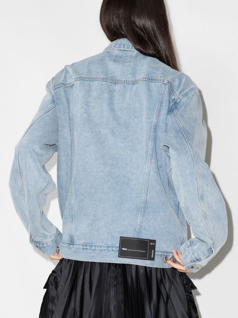 Blue Logo Patch Denim Jacket