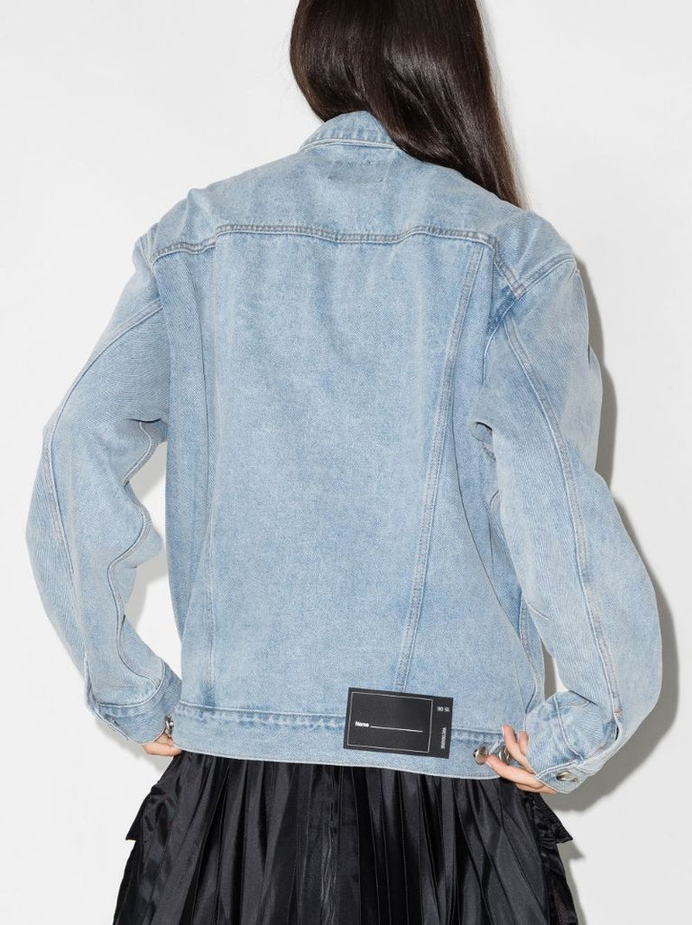 Blue Logo Patch Denim Jacket