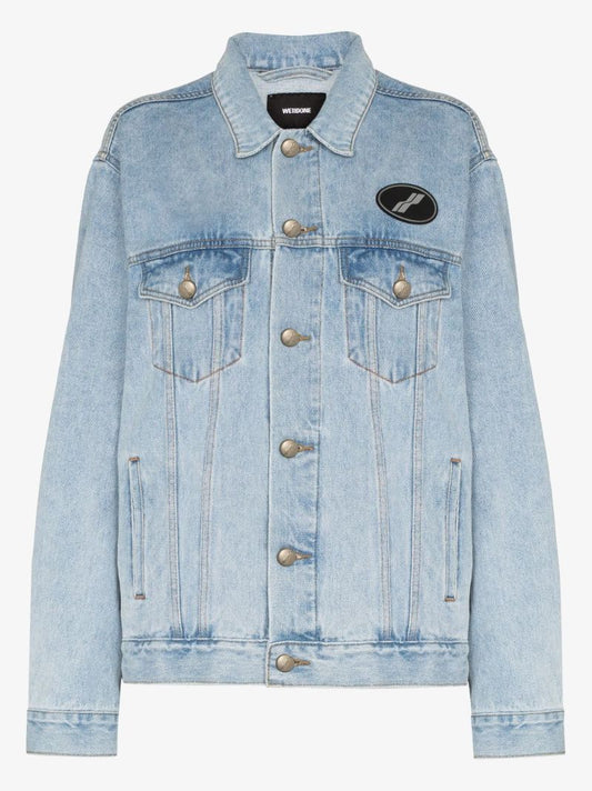 Blue Logo Patch Denim Jacket