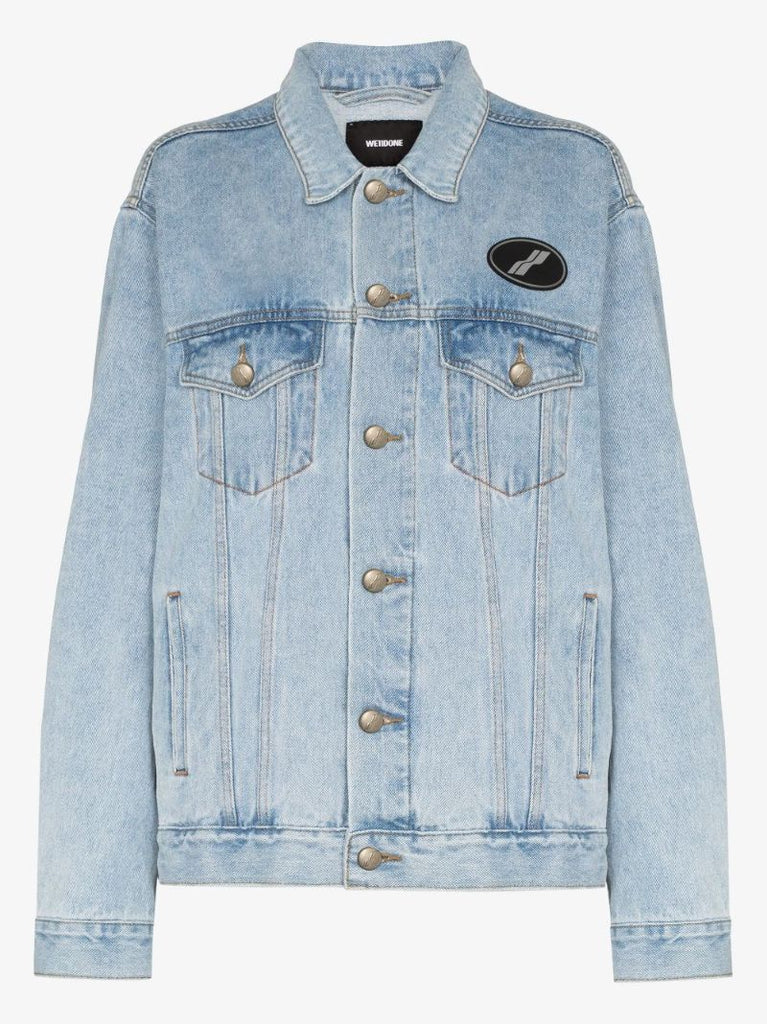 Blue Logo Patch Denim Jacket