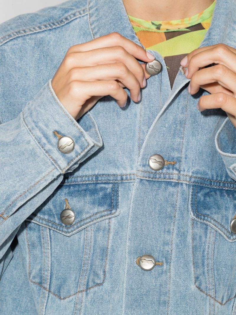 Blue Logo Patch Denim Jacket