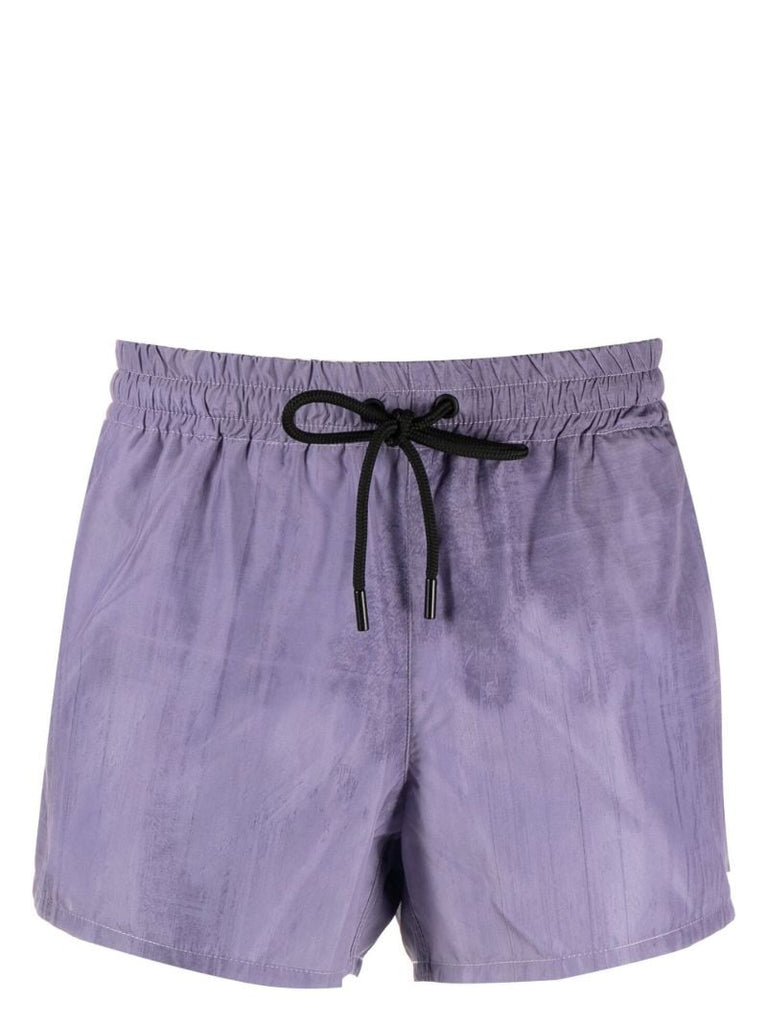 Purple Drawstring Swim Shorts