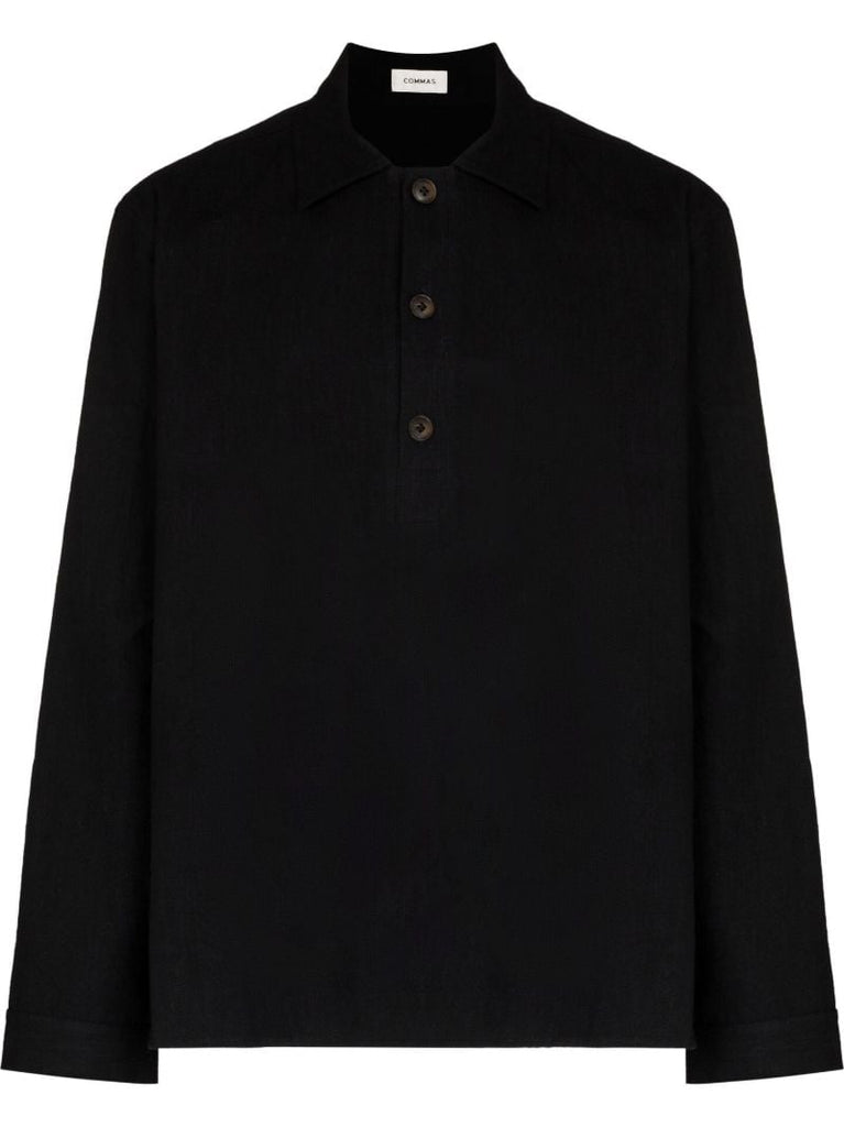 Black Artist Collared Shirt