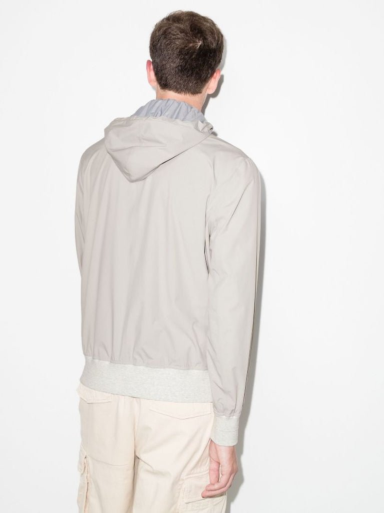 Detachable Hood Bomber Jacket