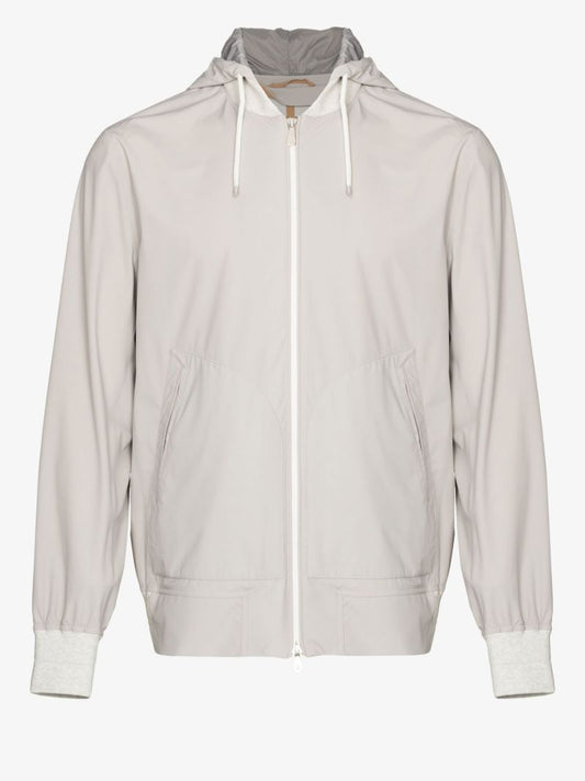 Detachable Hood Bomber Jacket