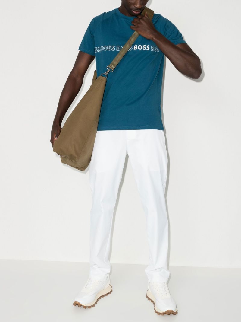 Wrap Logo Cotton T-shirt