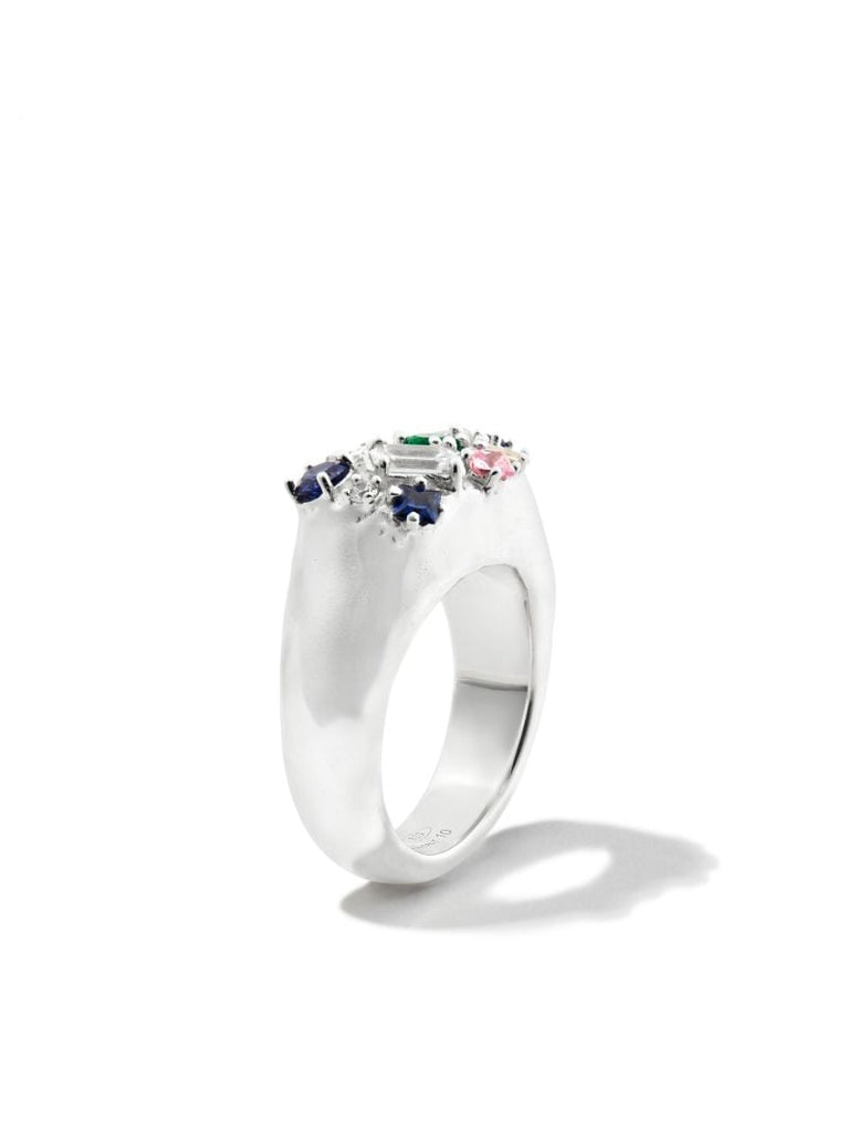 Sterling Silver Croisette Ring