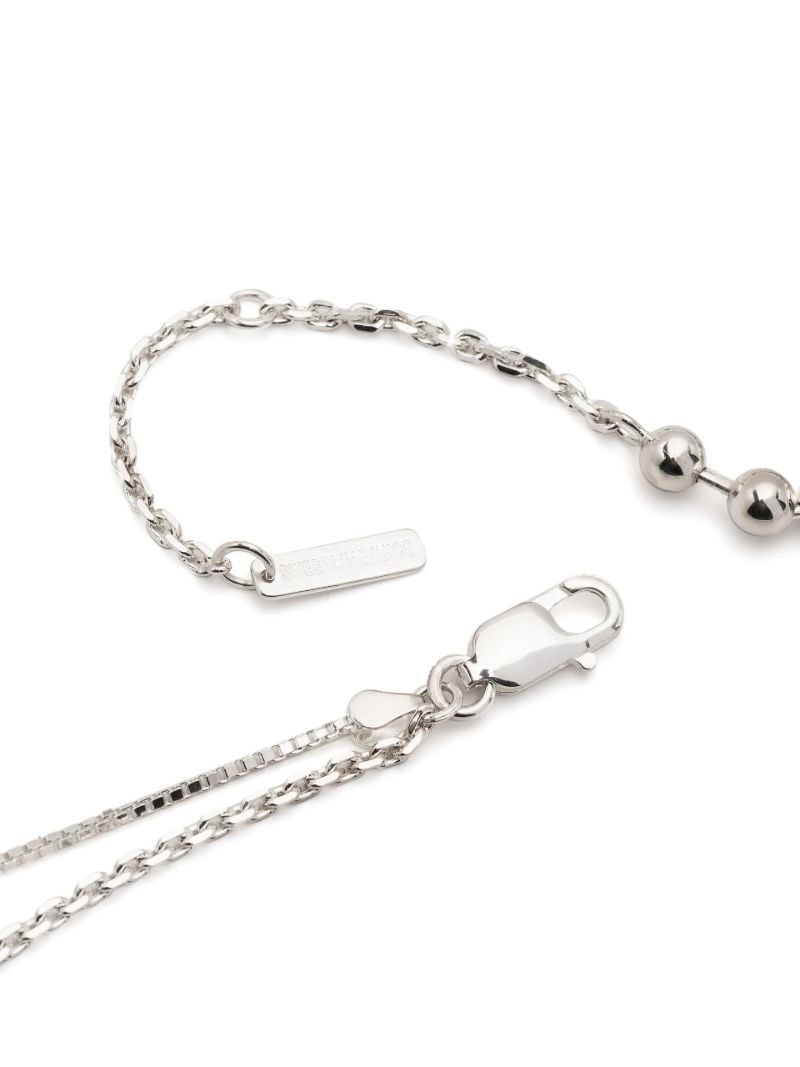 Sterling Silver Split Crucifix Necklace