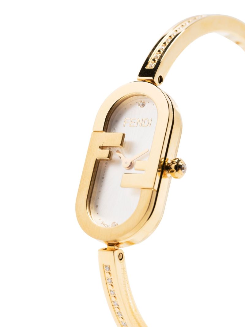 Stainless Steel O'lock Vertical Watch