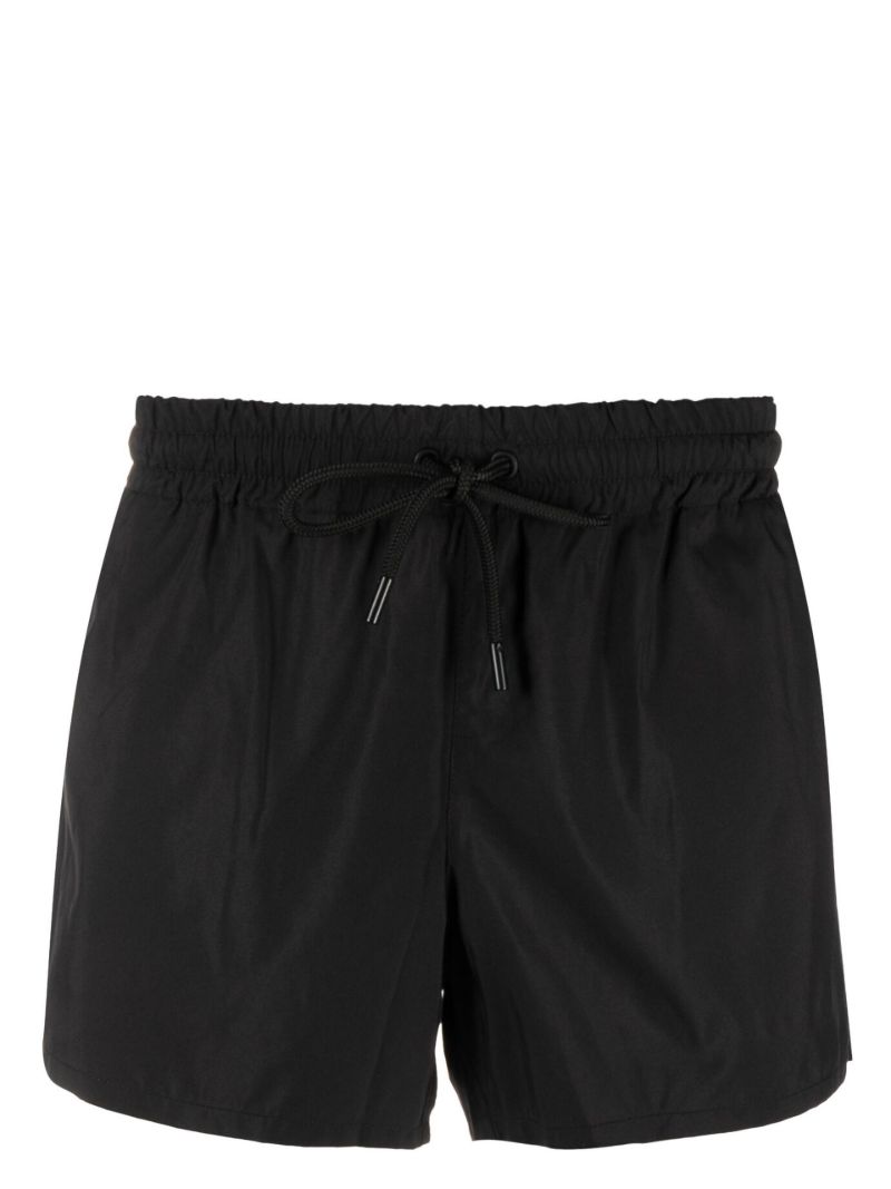 Black Short-length Swim Shorts