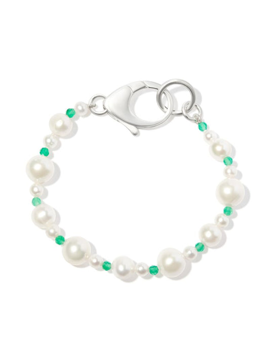 Sterling Silver Xl Pebbles Pearl Bracelet