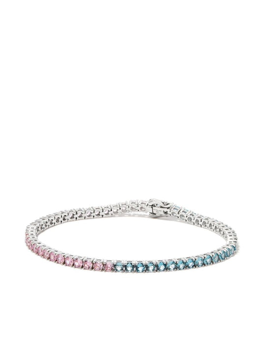 Sterling Silver Crystal Tennis Bracelet