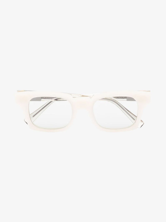White S3 Rectangle Glasses