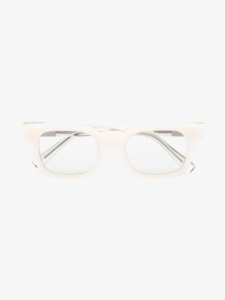 White S3 Rectangle Glasses