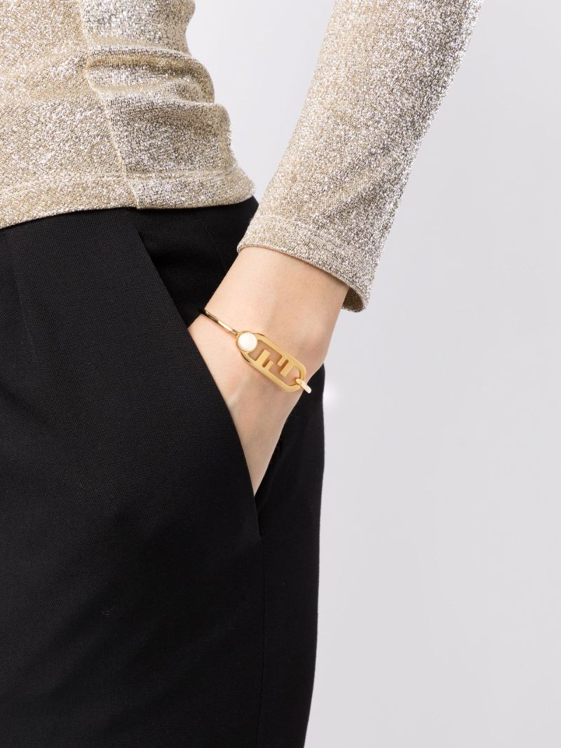 Gold-tone OÃ¢â_x0082_¬â_x0084_¢lock Bracelet