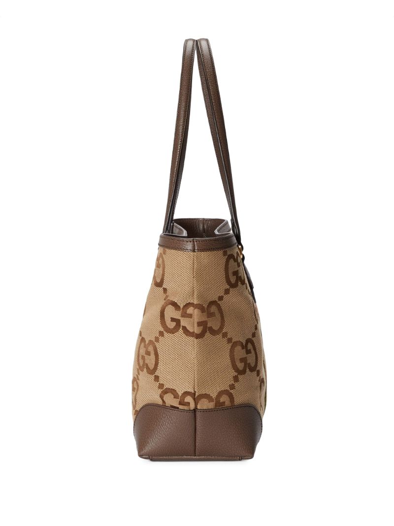 Neutral Ophidia Medium Jumbo Gg Supreme Tote Bag