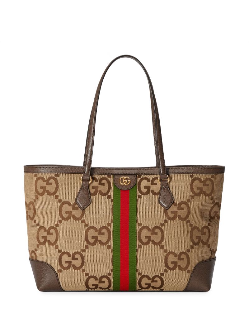 Neutral Ophidia Medium Jumbo Gg Supreme Tote Bag