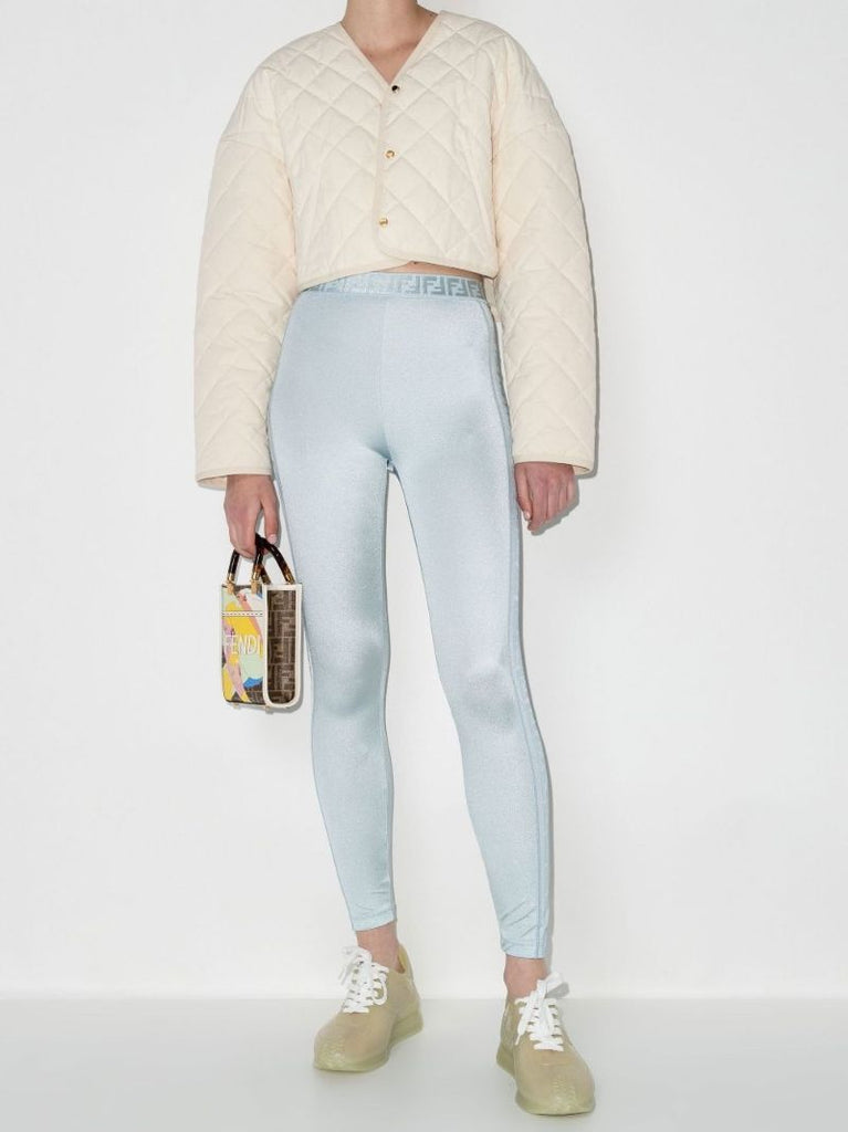 Blue Ff Leggings