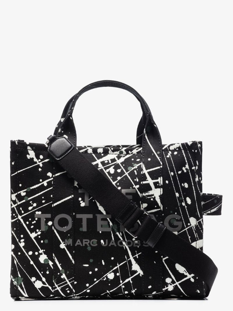 Black the Splatter Mini Tote Bag