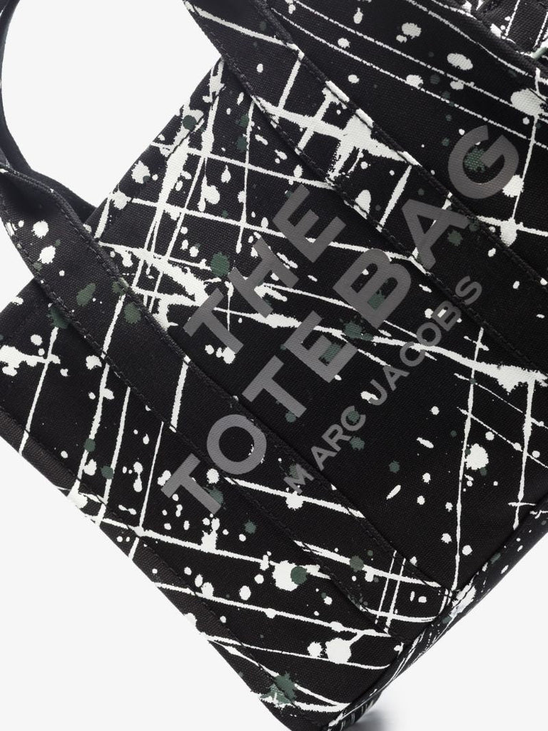 Black the Splatter Mini Tote Bag