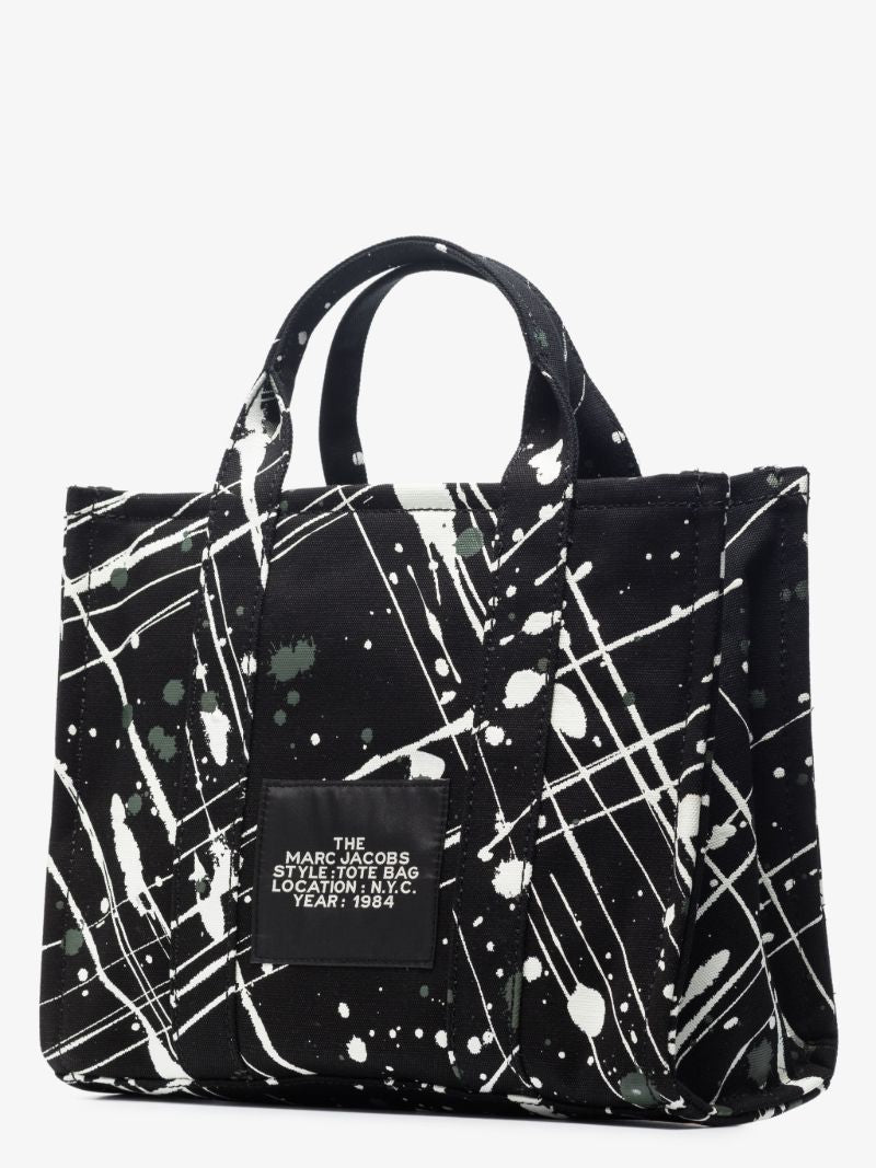 Black the Splatter Mini Tote Bag