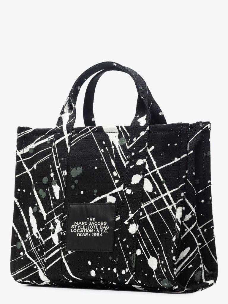 Black the Splatter Mini Tote Bag