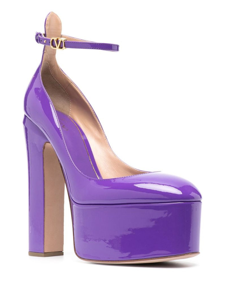 Purple Tan-go 155 Platform Pumps