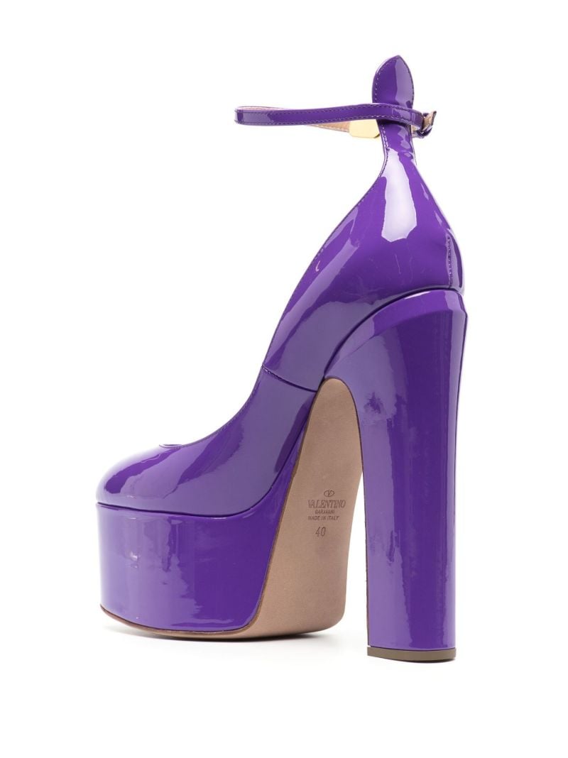 Purple Tan-go 155 Platform Pumps