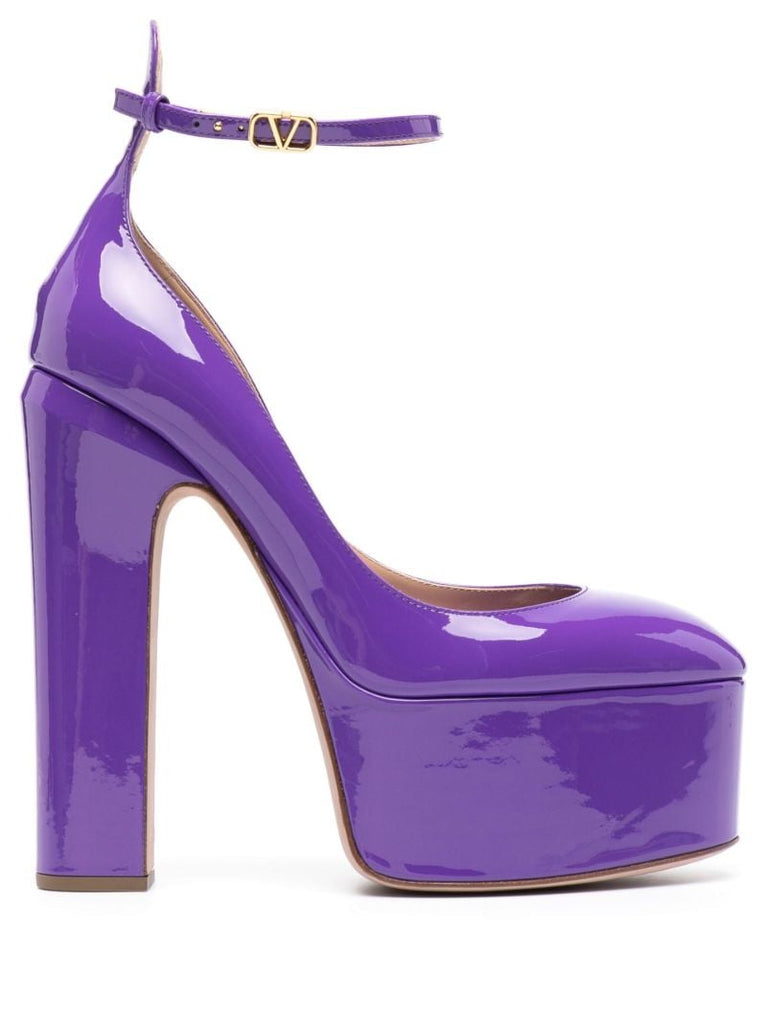 Purple Tan-go 155 Platform Pumps