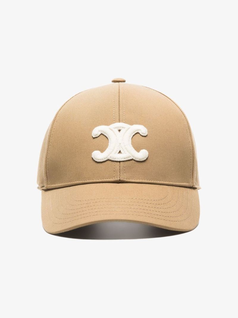 Neutral Triomphe Cotton Gabardine Baseball Cap