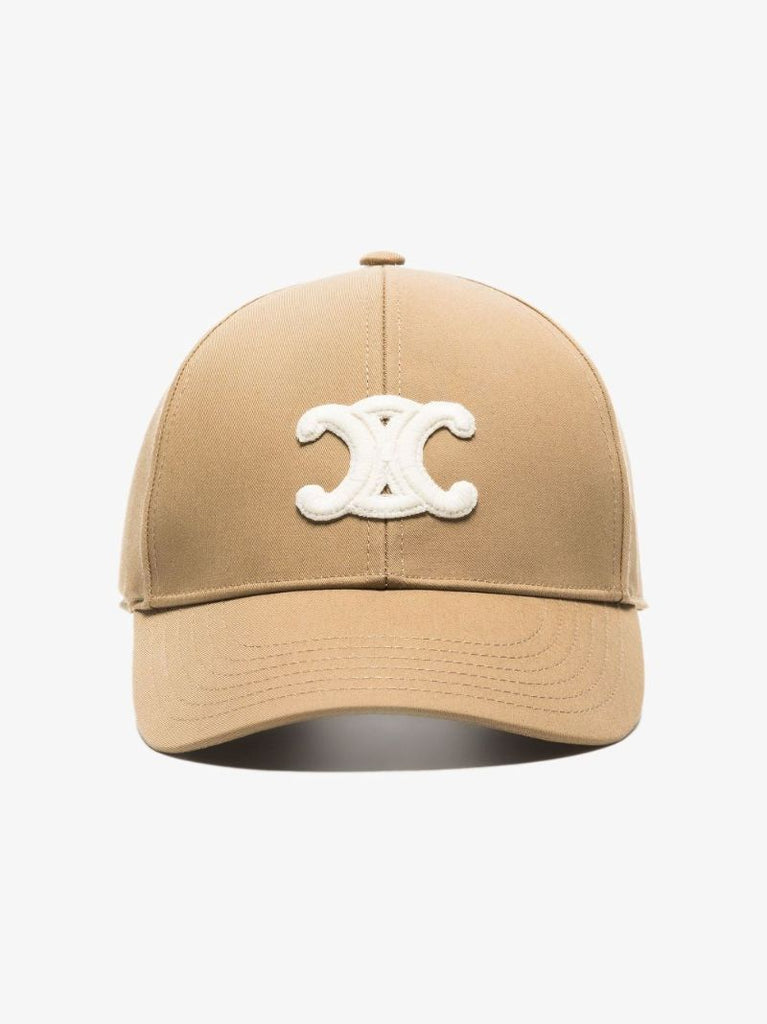Neutral Triomphe Cotton Gabardine Baseball Cap
