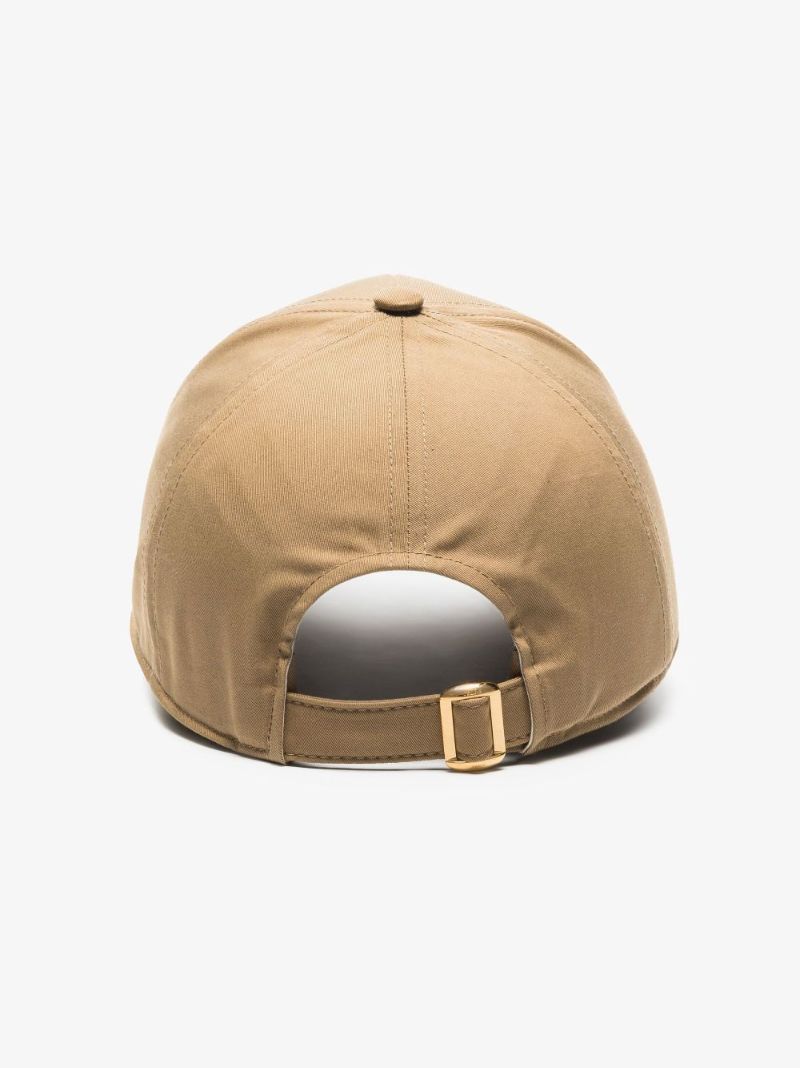 Neutral Triomphe Cotton Gabardine Baseball Cap