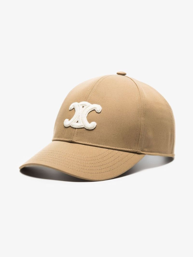 Neutral Triomphe Cotton Gabardine Baseball Cap