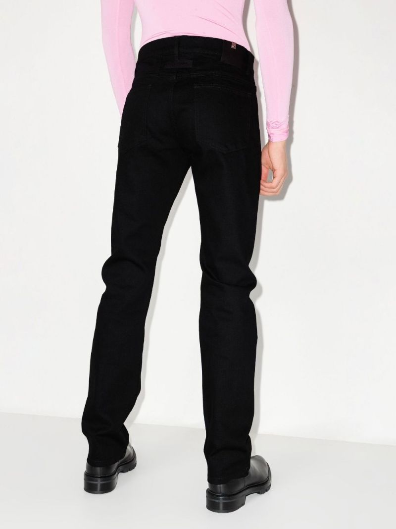 Buckle Clip Straight Leg Jeans