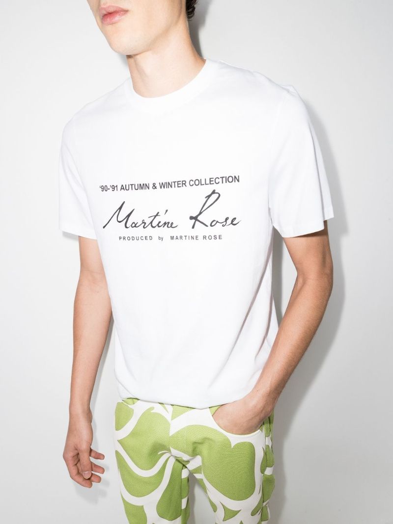 White Classic Logo Cotton T-shirt