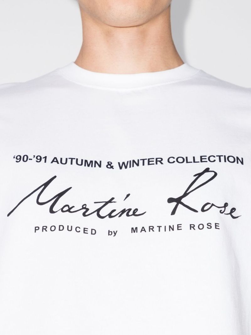 White Classic Logo Cotton T-shirt