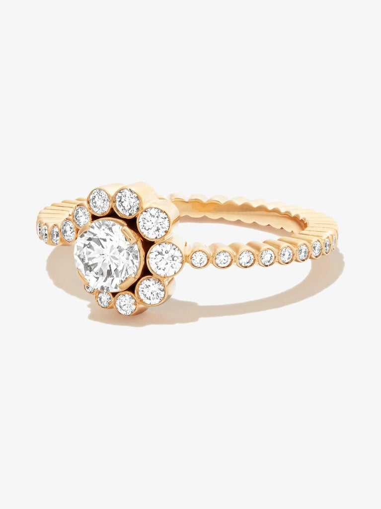 18k Yellow Gold Celestine De Diamant Diamond Ring