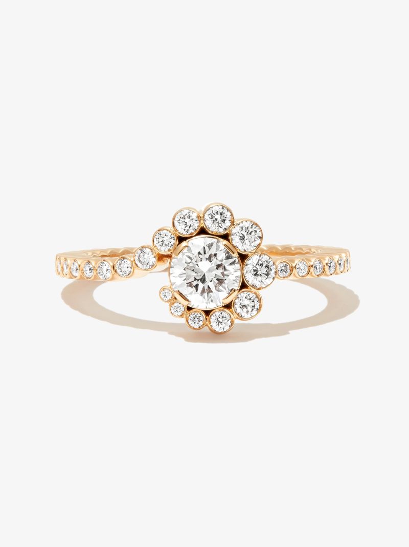 18k Yellow Gold Celestine De Diamant Diamond Ring