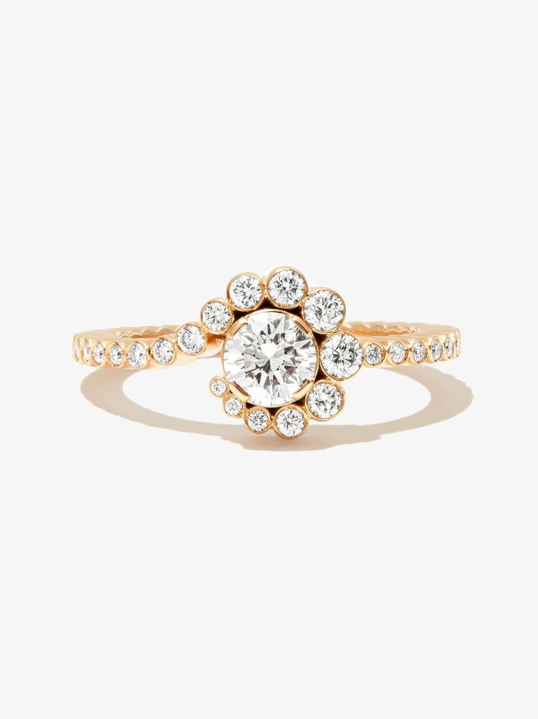 18k Yellow Gold Celestine De Diamant Diamond Ring
