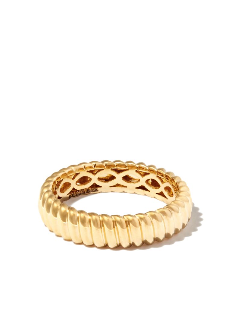 18k Yellow Gold Thin Zoe Ring