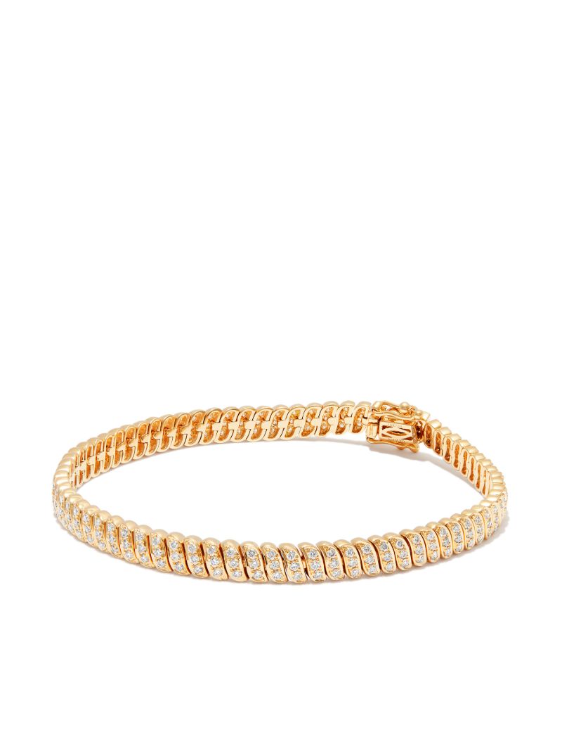 18k Yellow Gold Zoe Diamond Bracelet
