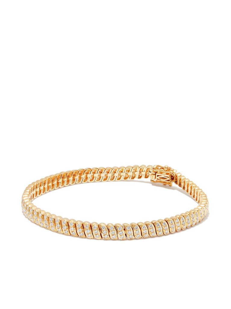 18k Yellow Gold Zoe Diamond Bracelet