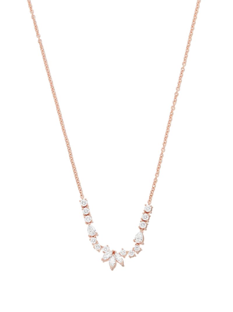 18k Rose Gold Grace Diamond Necklace