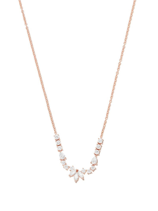 18k Rose Gold Grace Diamond Necklace