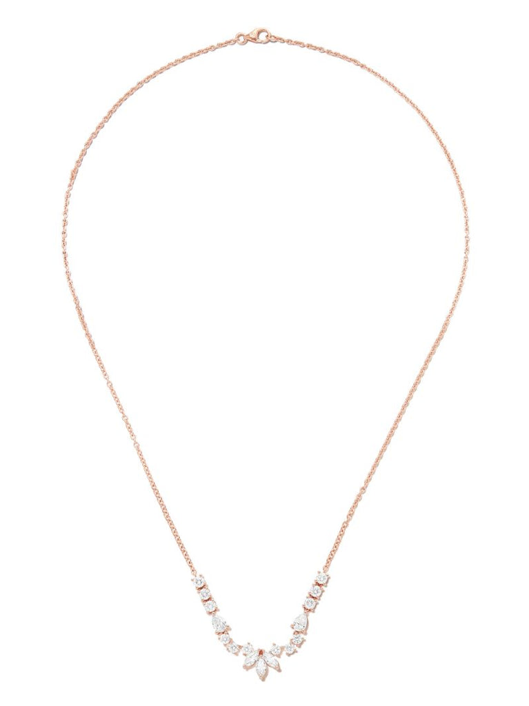18k Rose Gold Grace Diamond Necklace