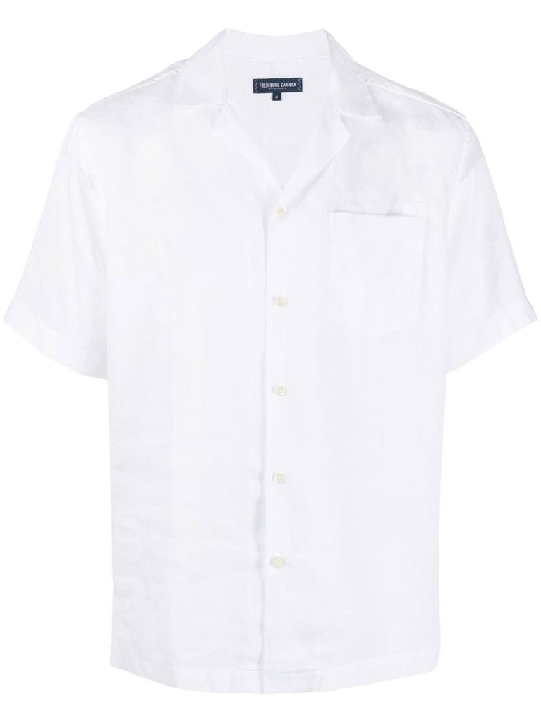 Whiter Short Sleeved Linen Shirt