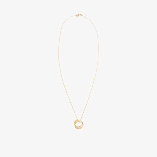 Gold Vermeil Flow Topaz Pendant Necklace